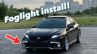 FOGLIGHT INSTALL FOR TOYOTA CAMRY SE & XSE 20212024