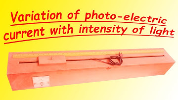 Variation of Photo Electric Current with Intensity of Light Practical