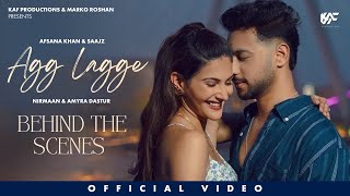 Agg Lagge bts | Behind The Scenes | Nirmaan | Amyra Dastur | Punjabi Songs | Romantic Songs