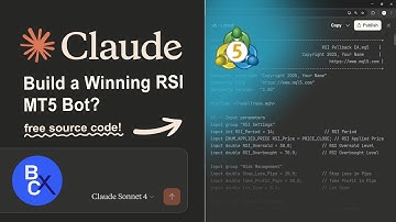 🟧Claude AI Builds RSI Pullback Trading Bot for MT5 | Step-by-Step Forex Strategy #aitradingbot