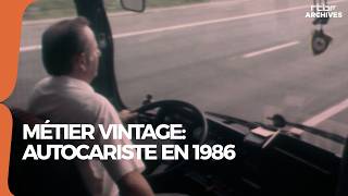 Métier Vintage Autocariste En 1986 - Rtbf Archives