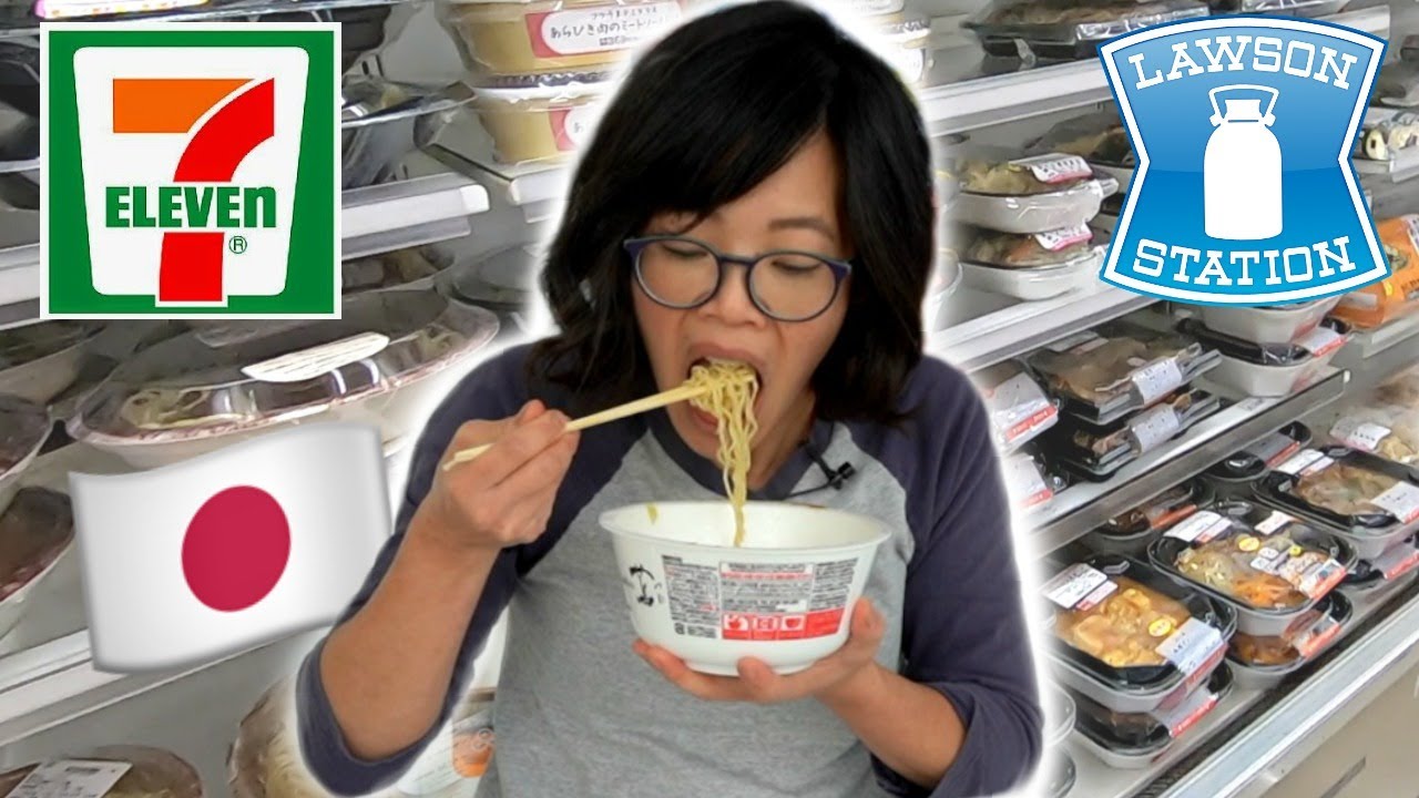 7-11 Japan & Lawson KONBINI Taste Test -- Japanese Convenience Store FOOD | emmymade