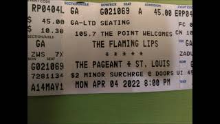 The Flaming Lips 4 4 22 St. Louis audio only