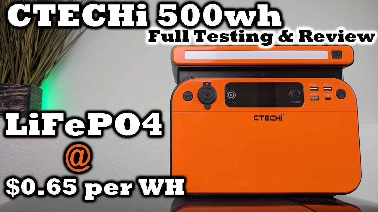 CTECHi GT500 Power Station - LiFePO4 - Excellent Pricing @ $0.65