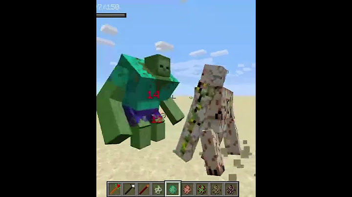 Iron Golem vs Mutant Zombie (Iron Golem vs Mutant mobs #1) #shortvideo #minecraft