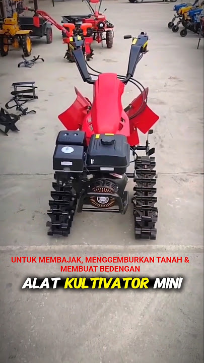 TRAKTOR MINI SERBAGUNA BAJAK GARU BUAT BEDENGAN #traktormini #powertiller #mesinbajaksawah