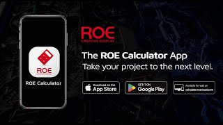 ROE Calculator App - Your Ultimate Companion for LED Screen Prepping