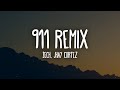 Sech, Jhay Cortez - 911 REMIX (Letra/Lyrics)