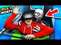 Attacked By SCP MONSTER In RICK'S SECRET BASEMENT (Rick and Morty VR Funny Gameplay)