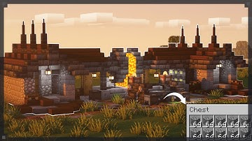 ⛏️ Minecraft: How to Build a Blacksmith House | Two-Player House