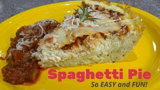 spaghetti pie