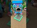 Mini House Pillar Foundation Making | Realistic DIY Mini Construction Work #shorts #youtubeshorts