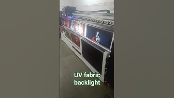 UV fabric Backlight #printing #newvideo #uvprinting #machine .................