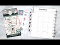 Plan With Me Monthly - JANUARY: MAMBI Merry & Bright | Classic Happy Planner 2020 Memory BUJO Setup