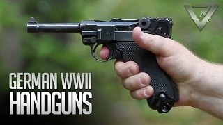 WWII German Handguns: Luger, Walther P38, Vis/Radom, Browning Hi-Power
