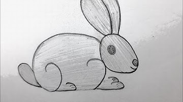 How to draw rabbit drawing from 22 number easy step by step@DrawingTalent