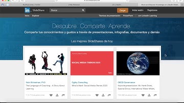 Cómo publicar una presentación en Slideshare