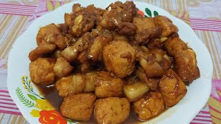 Resep dan Cara memasak BABI TAHU KECAP /Sweet Pork