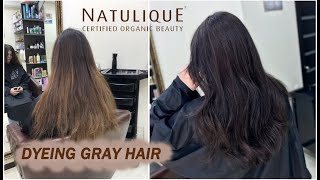 DYEING GRAY HAIR | NATULIQUE COLOUR
