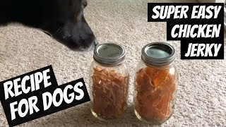 Homemade Chicken Jerky For Dogs | Super Easy DIY Dog Treats Recipe by Leonidasugoi 1,162 views 5 years ago 3 minutes, 17 seconds