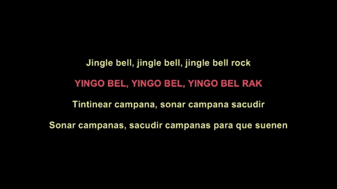 Jingle Bell Rock - Letra en Ingles y Pronunciación 