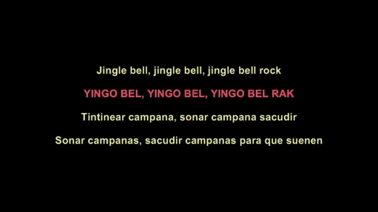 Jingle Bell Rock Letra en Ingles y Pronunciación YouTube