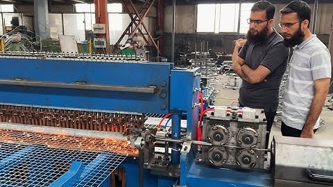 Automatic roll wire mesh welding machine for wire diameter 1.5-3.2 mm Export to Pakistan