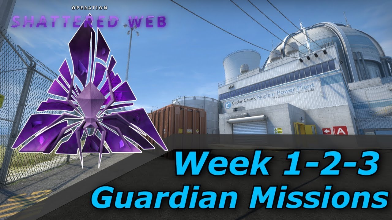 CS:GO - Week 1-2-3 Guardian Missions - Operation Shattered Web - YouTube