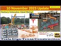 14 Cybertrucks, 6 Bodies &amp; 1st Factory Extension Steel!10 November 2023 Giga Texas Update (07:35AM)