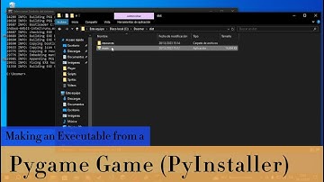 Making an Executable from a Pygame Game (PyInstaller)
