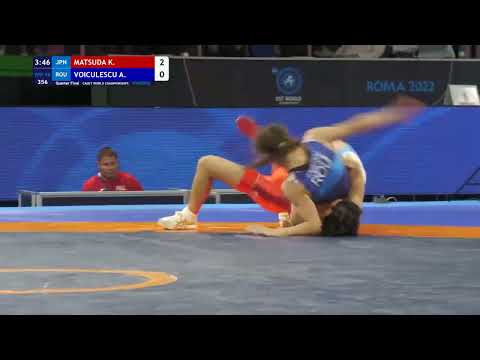 MATSUDA K. (JPN) VS VOICULESCU A. (ROU) | WW 46KG | ROMA 2022 |