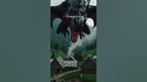 dragon attack with fire breathing #shorts #dragon