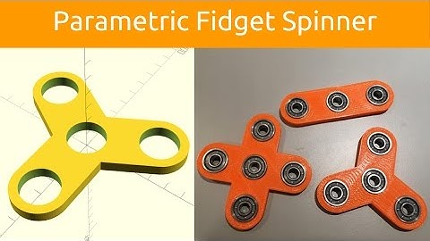 Parametric Fidget Spinner