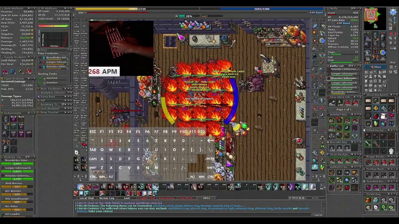 AZZILON CASTLE - 7.4KK/HR RAW EXP 1.2KK/HR LOOT - EK 800 CLUB 125