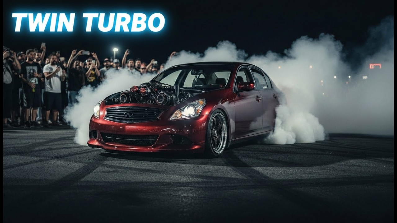 Casi se van contra el publico  Burnouts extremos en vivo