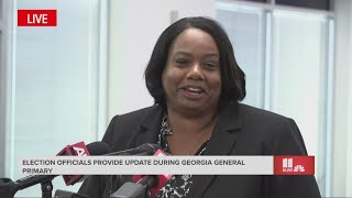 Fulton County election officials provide update just before polls close