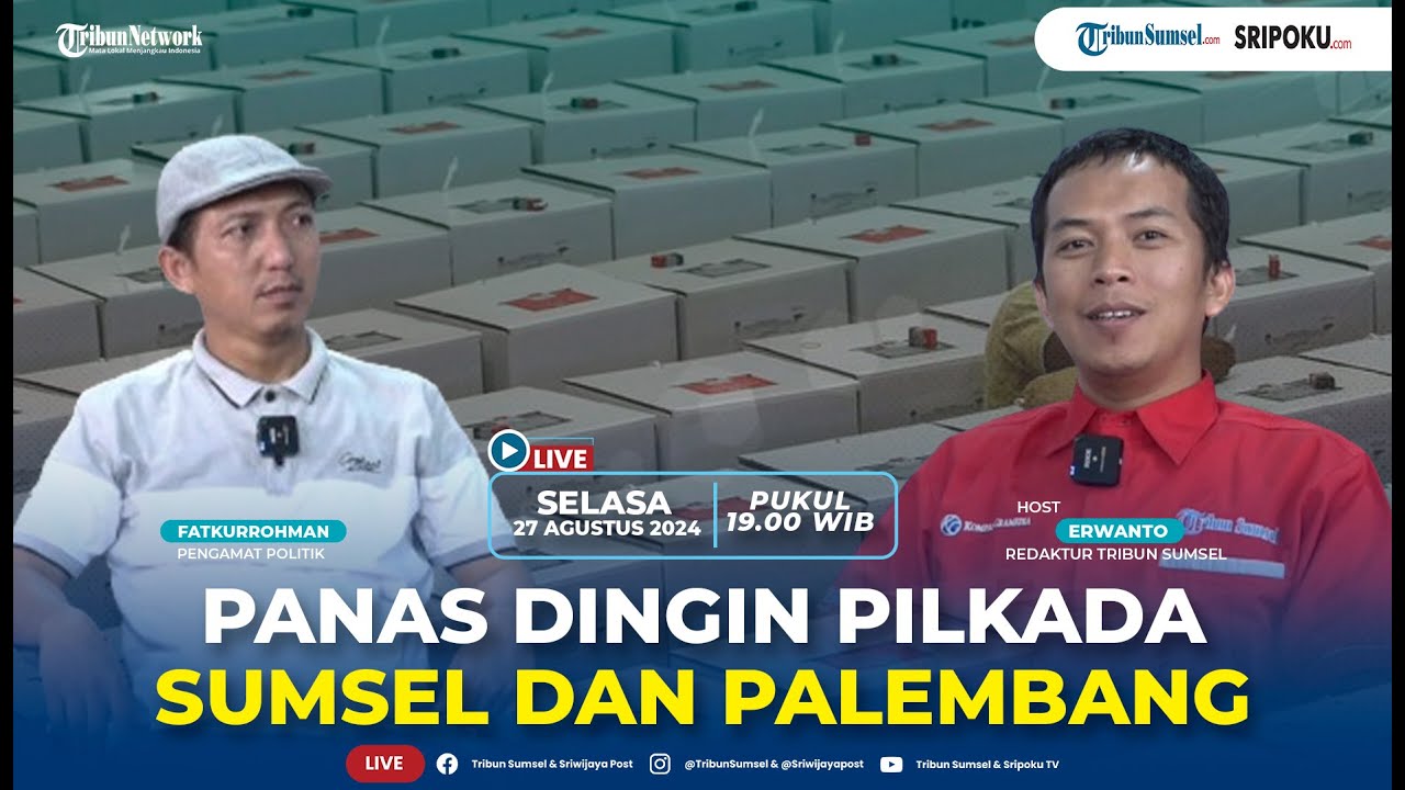 🔴 Panas Dingin Pilkada Sumsel dan Palembang | Mata Lokal Memilih Sumsel