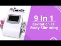 9 in 1 cavitation machine  ultrasonic cavitation machine  cavitation rf radio frequency machine