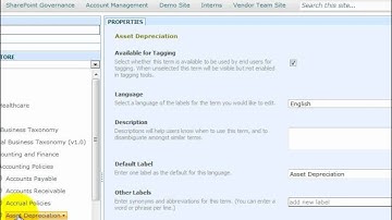 Overview of Taxonomies in SharePoint 2010