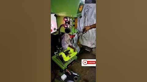 DRILLING CUM TAPPING MACHINE 25 MM WORKING VIDEO