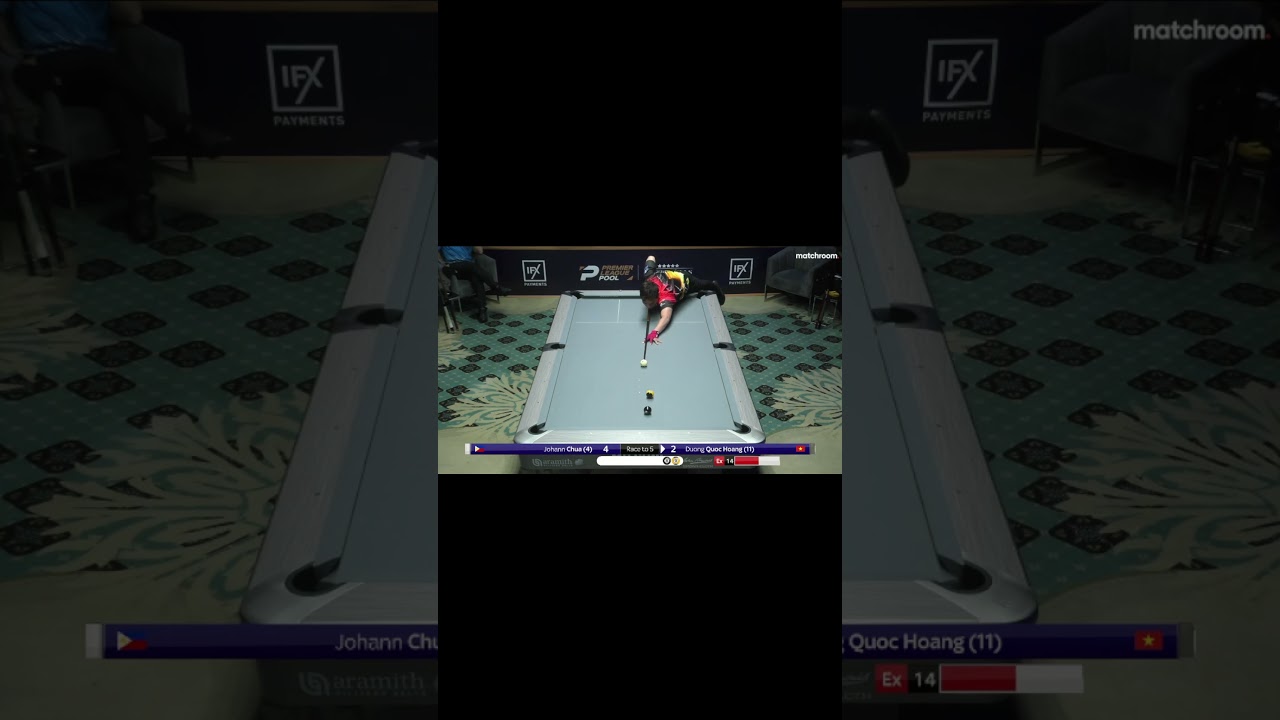 Image of video the Hai cú chém mỏng quá hay của người giời Hoàng Sao trước Johann Chua góp phần mang lại chiến thắng 24
