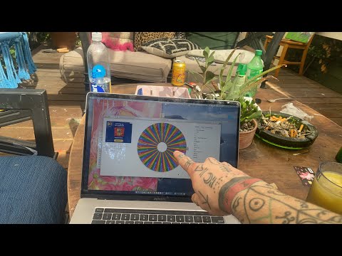 SPINNING THE WHEEL AND SELECTING THE RAFFLE WINNER - SPINNING THE WHEEL AND SELECTING THE RAFFLE WINNER