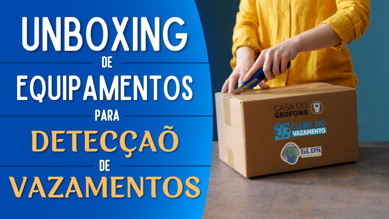 UNBOXING | EQUIPAMENTOS PARA CAÇA VAZAMENTOS - GEOFONE GLDS LD 25, CASA DO GEOFONE E MANÔMETRO GLDS