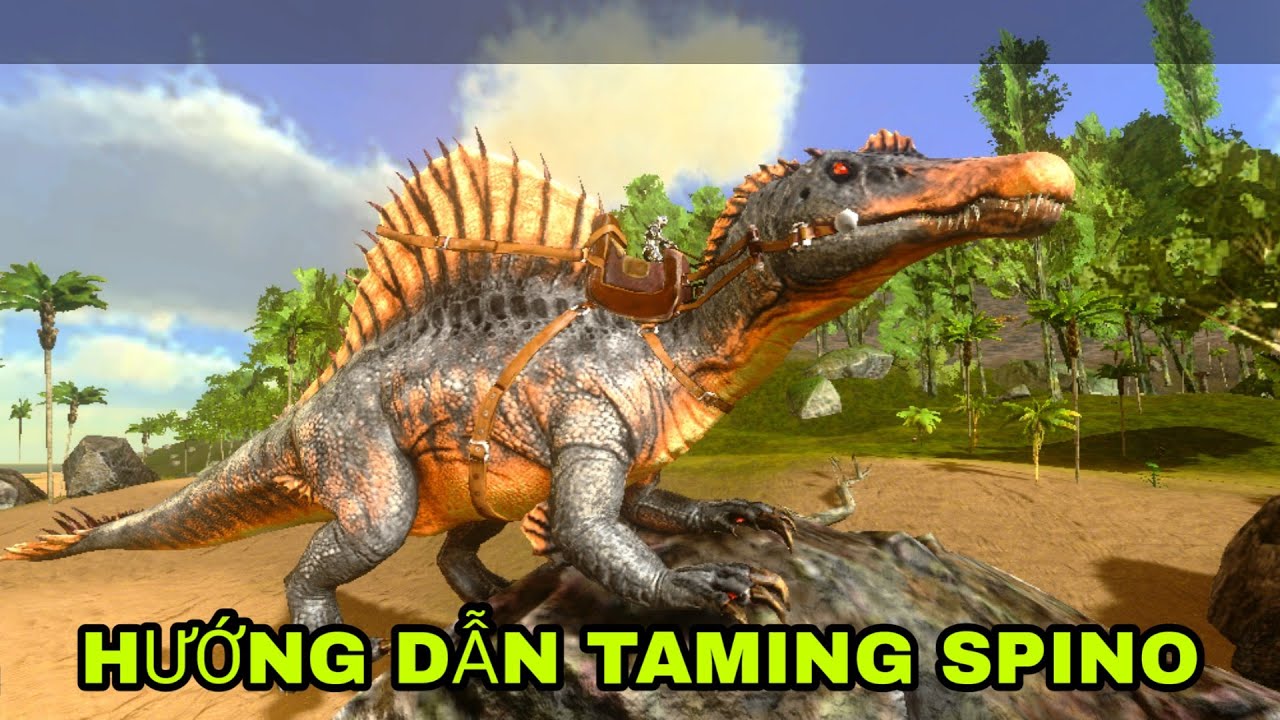 How To Tame Spino Ark Mobile