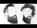 Como desenho barbas - Charles Laveso