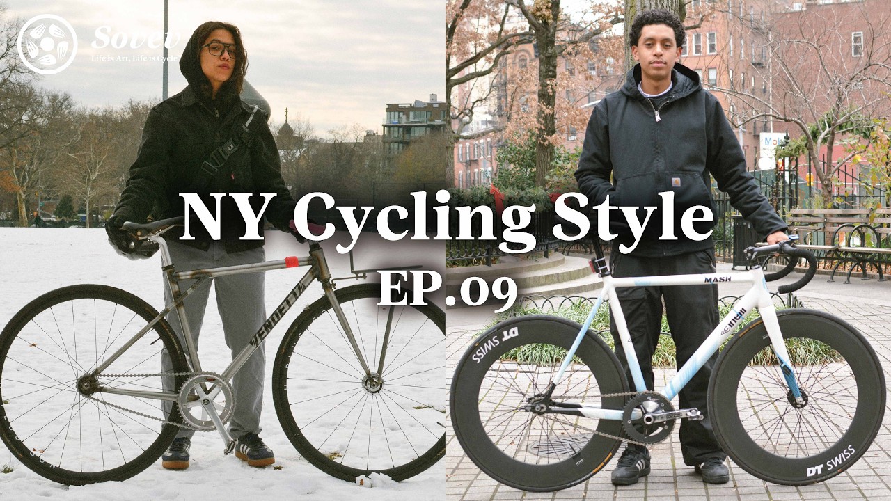 [Cycling Street Snap] What’s Cyclists’ Style Like in New York? - Winter 2025 | Ep.09