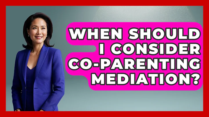 When Should I Consider Co-parenting Mediation? - Get Divorce Answers