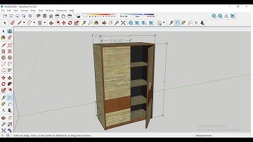 SKETCHUP TUTORIAL | WARDROBE | SKETCHUP TUTORIAL FOR BEGINNERS