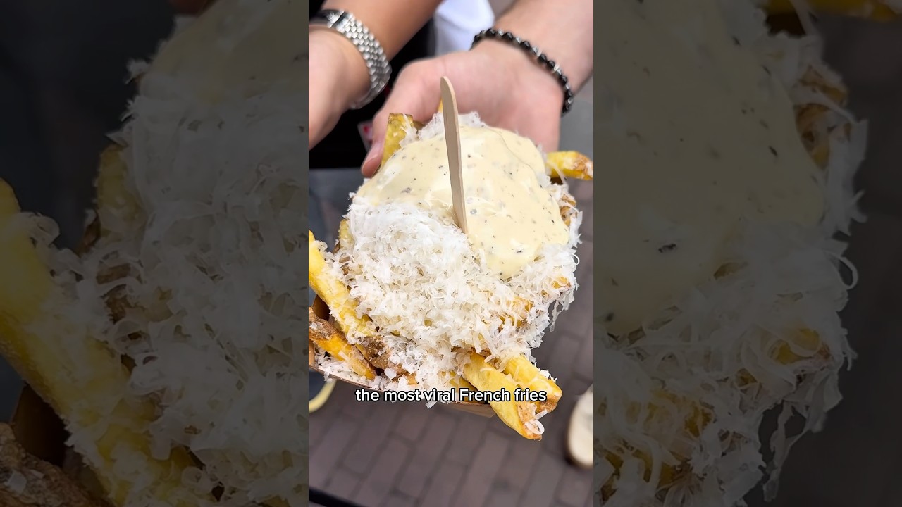 Rating French fries at Fabel Friet in Amsterdam