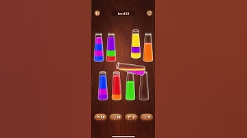 62 lvl color water sort game #colorwatergame #asmr #asmrgame #games #gameout